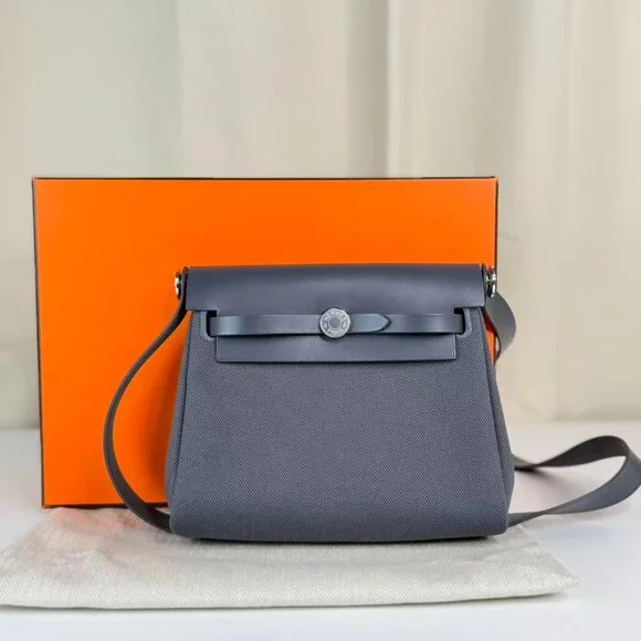Hermes Herbag Mini Shoulder Bag Crossbody Fullset - Picture 2 of 8